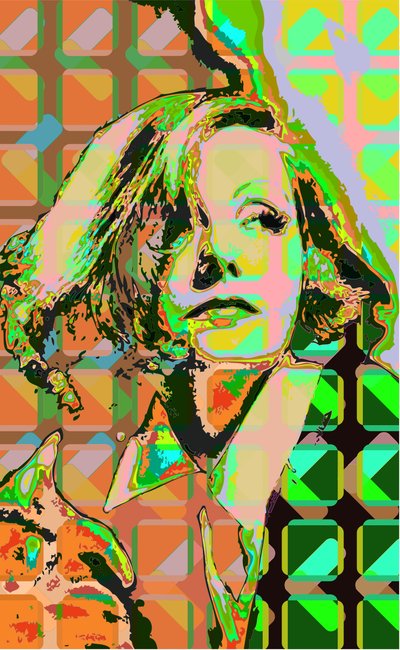 Greta Garbo by Scott J. Davis